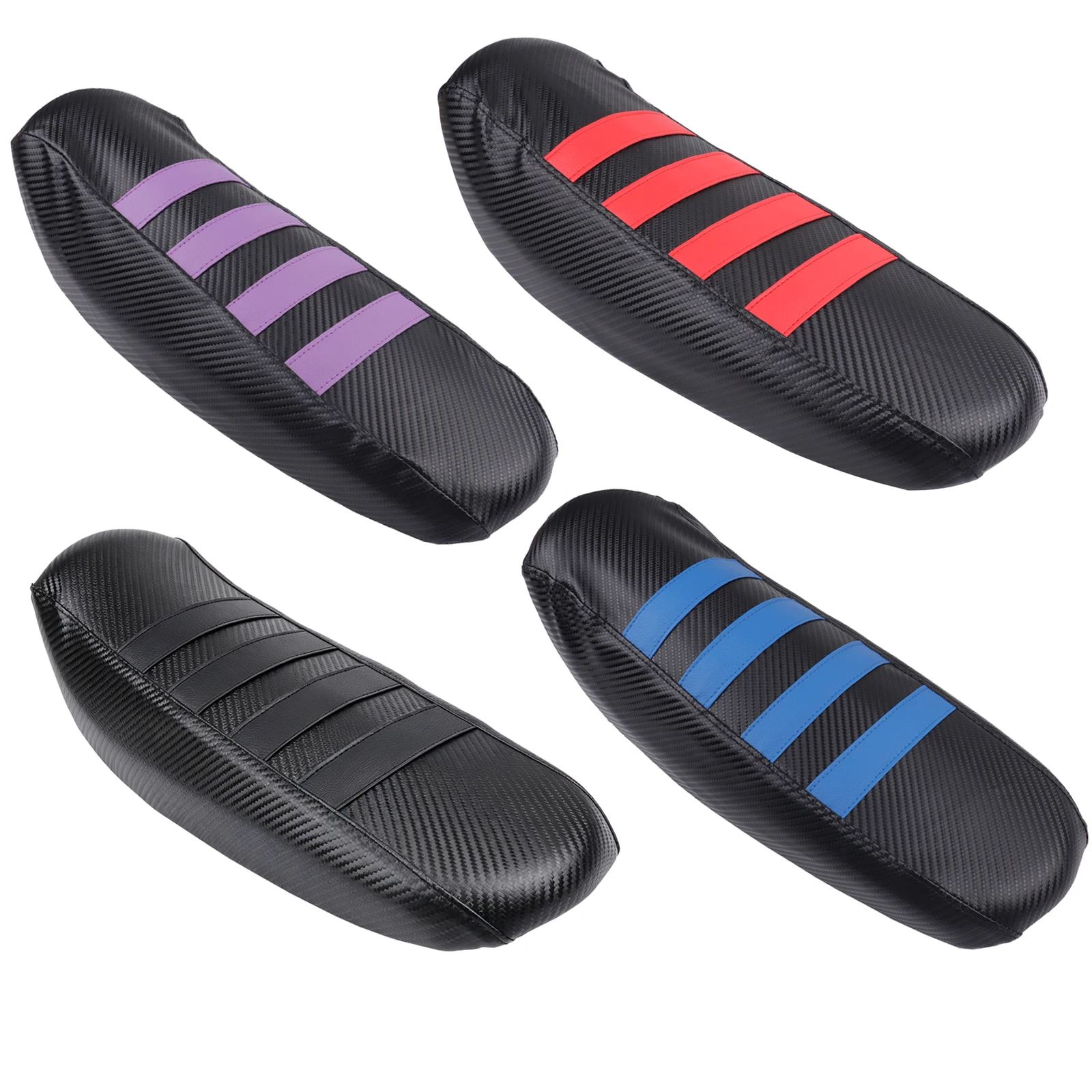 For SUR-RON Surron LB Light Bee S X Motocross Striped Soft Seat Cover PVC Black Red Blue Purple Anti-skid Covers Cushion New