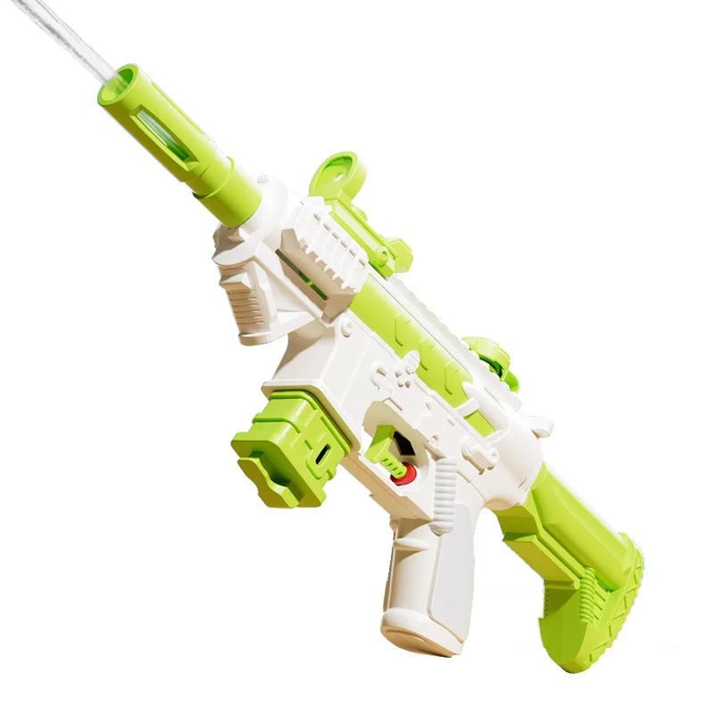 Pistolet à eau d'été M416, pistolet non électrique, haute pression, tir entièrement automatique, jouet de plage, pour enfants, garçons et filles