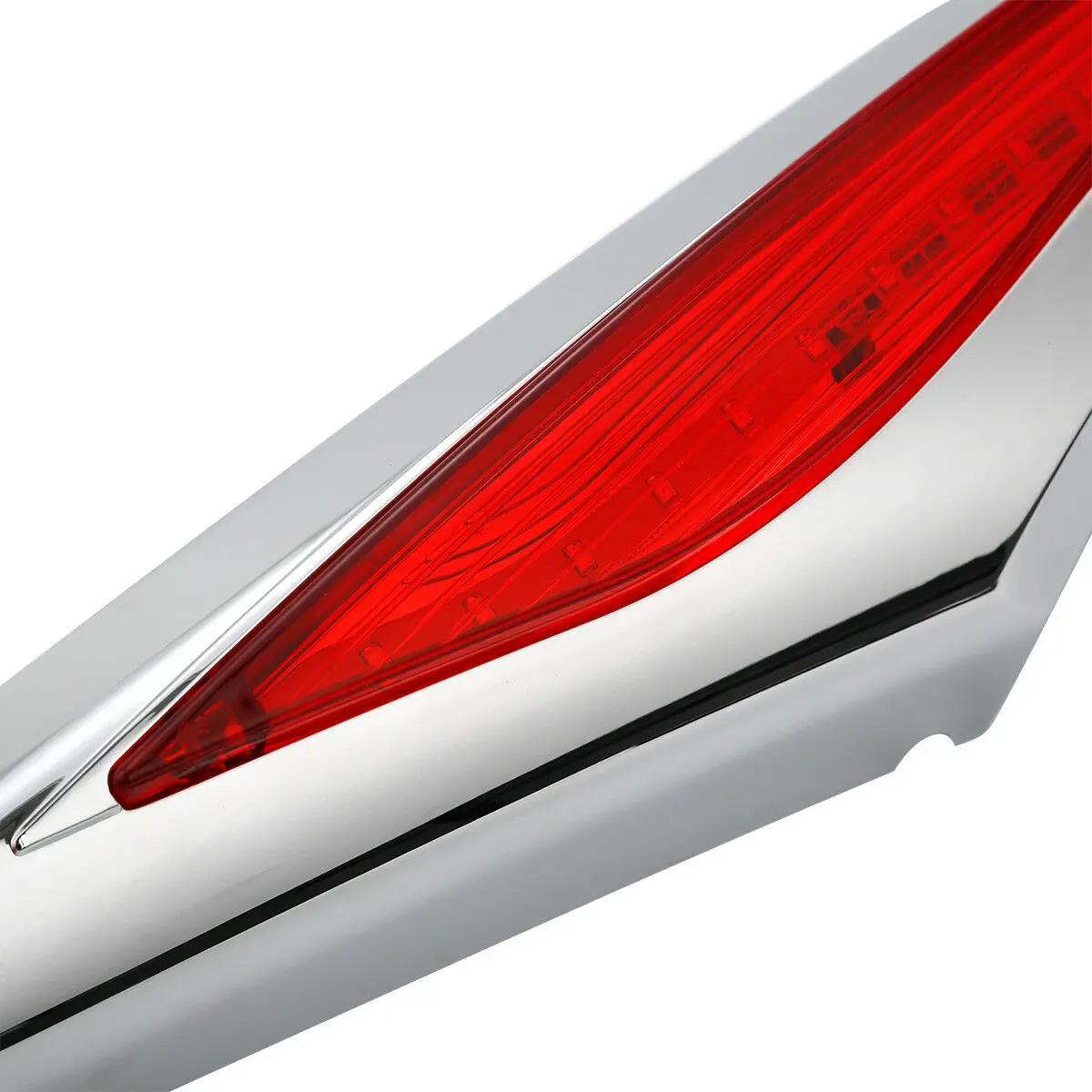 Accento borsa laterale Swoop Luce LED rossa adatta per Honda Goldwing GL1800 2012-2017 F6B 2013-2017