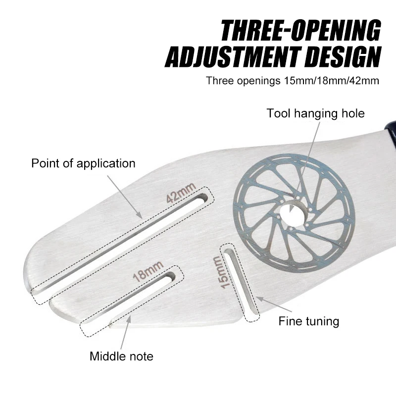 Bicycle Disc Correction Wrench Anti-Rubbing Disc Deformation Adjustment Correction Tool For Mountain Bike Stainless Steel Tool