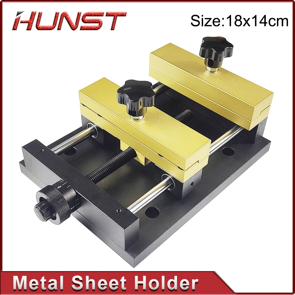 Imagem -04 - Hunst-metal Folha Titular Suporte Fixo Fixture For Fiber Laser Engraving Machine Card Cutting Attechment