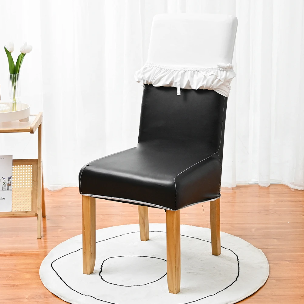 

Elastic Chair Cover High Back Protection Stretch Slipcover Dining Room Kitchen Hotel Banquet Comfortable Stylish Easy