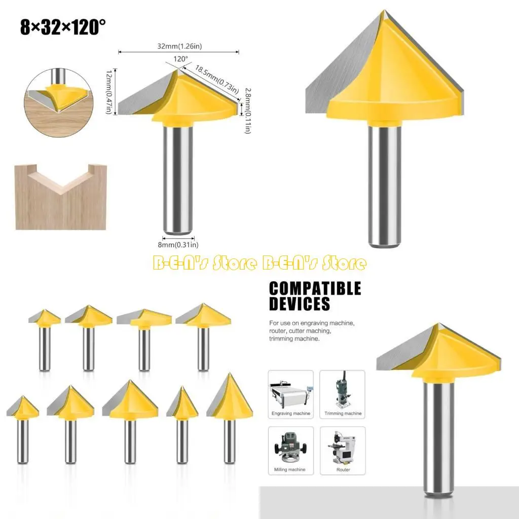 

Y1AD Efficient End Mill Router Bit For Wood Crafting Various Materials