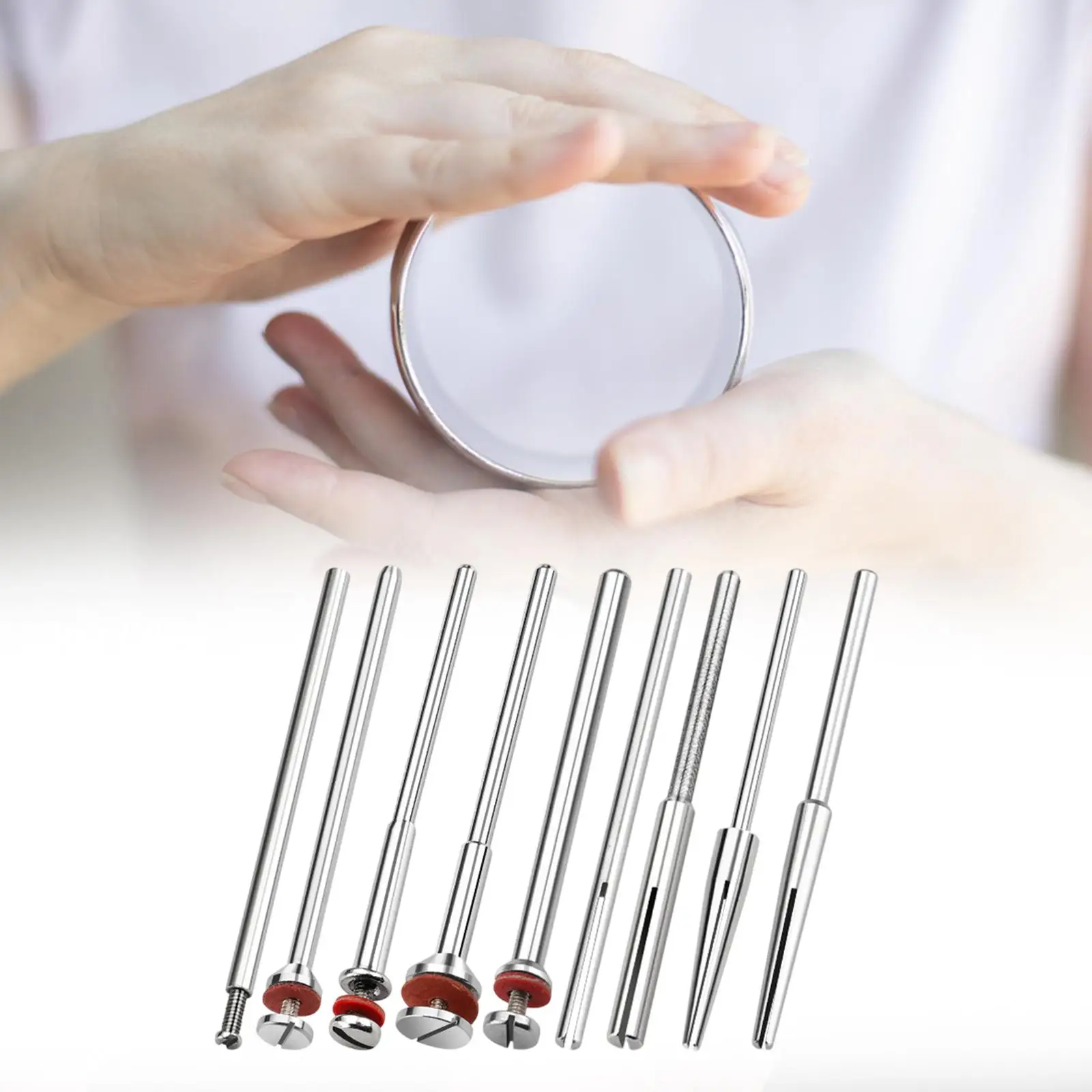 9개입 사포 클램프 로드는 가정용 작업장 장비 정리에 연결됩니다.