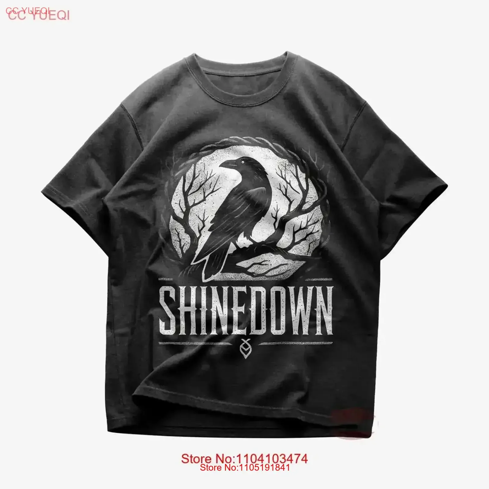 Shinedown Band Second Chance Black T Shirt Full Size S 5XL vintage Washed Soft Unisex Breathable Stretched streetwear homme