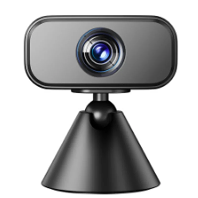 ABSQ-Enhanced Mini 4K Wi-Fi домашняя камера безопасности с цифровым зумом, внутренним наблюдением, цветным ночным видением, радионяней