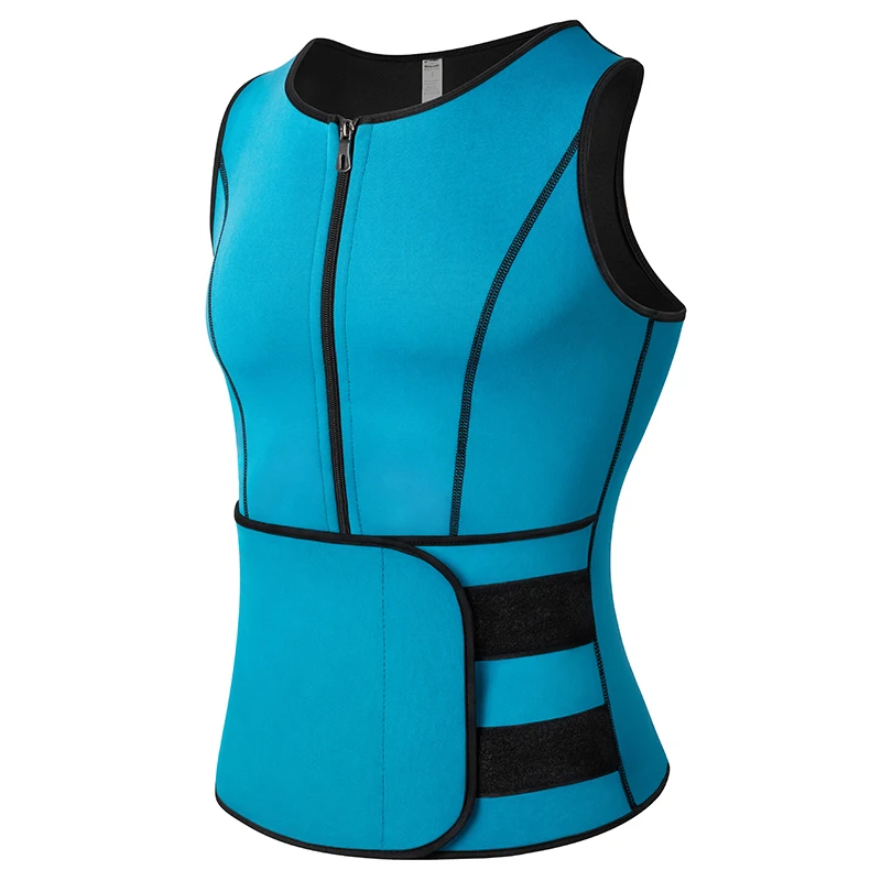 Men Sweat Vest Sauna Suit Waist Trainer Vest for Weight Loss Slimming Body Shaper Workout Tank Tops Shapewear Compression Shirts