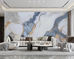 beibehang wall paper Customized new modern fashion blue purple marble slate TV sofa bedroom background wallpaper