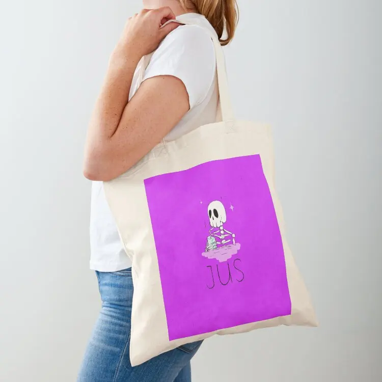 Skeleton Juice Tote Bag tote bags men reusable grocery bags Custom bag