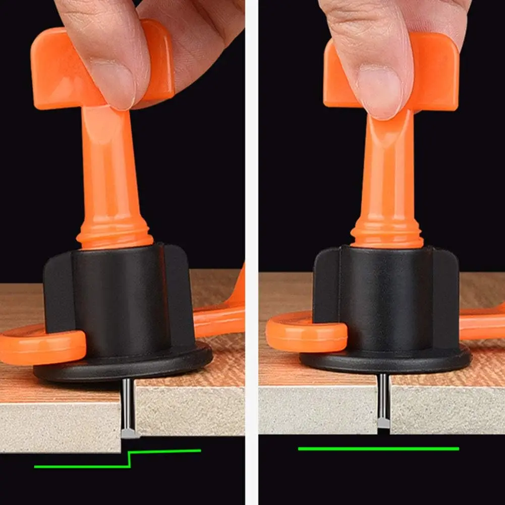 Ceramic Floor Tile Leveling Spacers Clips Reusable Porcelain Leveler System Kit for Tile Laying Wall Fixing Construction Tools