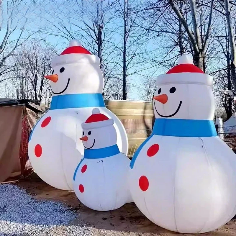 Navidad inflable de la familia del muñeco de nieve, Navidad, decoración al aire libre del jardín