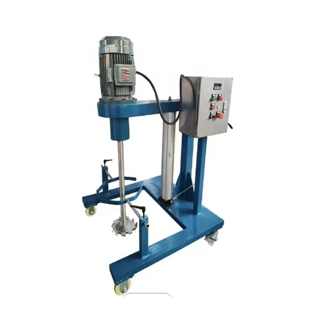 Car Paint Making Machine Pneumatic Lifting High Speed Dispersing Mixer Machine Dispersion Dissolver