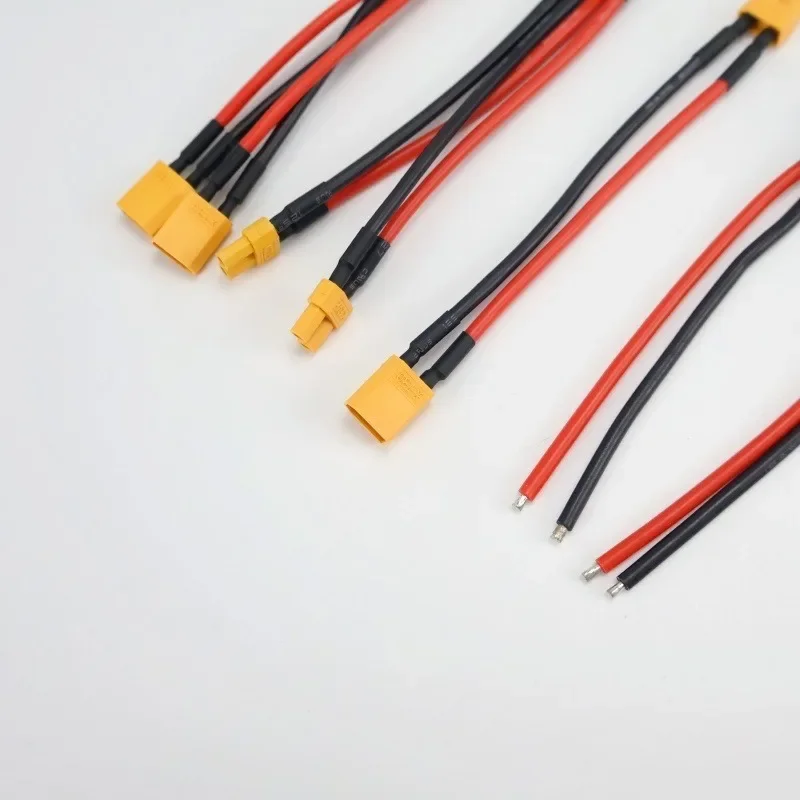 XT30 XT-30 Female / Male Parallel cable wire Y lead 16AWG 10CM Battery Charger Cable For Rc Drone Car Battery