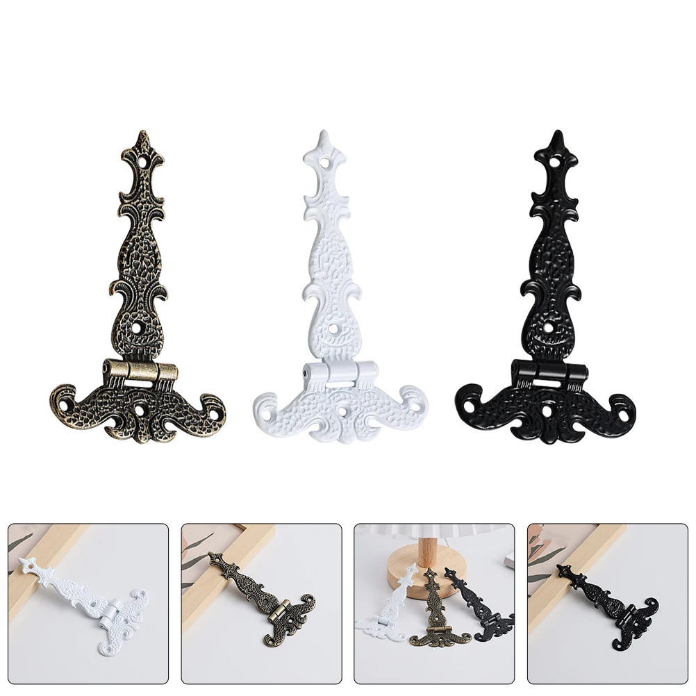 

6pcs Retro Style Zinc Alloy Replacement Sturdy Decorative Cabinet Door For Wooden Boxes Chests Jewelry Cases Vintage Metal Box