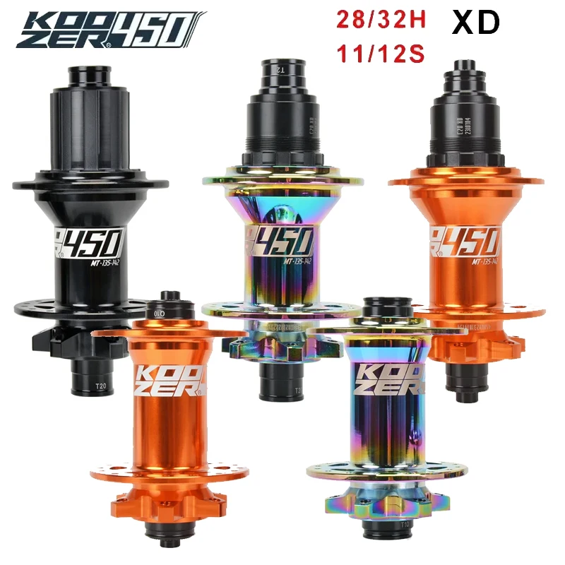 

Koozer 450 bicycle wheel hub XD 28/32 hole CR-MO Steel Axle 5x100 5x135 QR 15x100 12x142 MTB Bicycle Hubs 11/12S Bike Parts