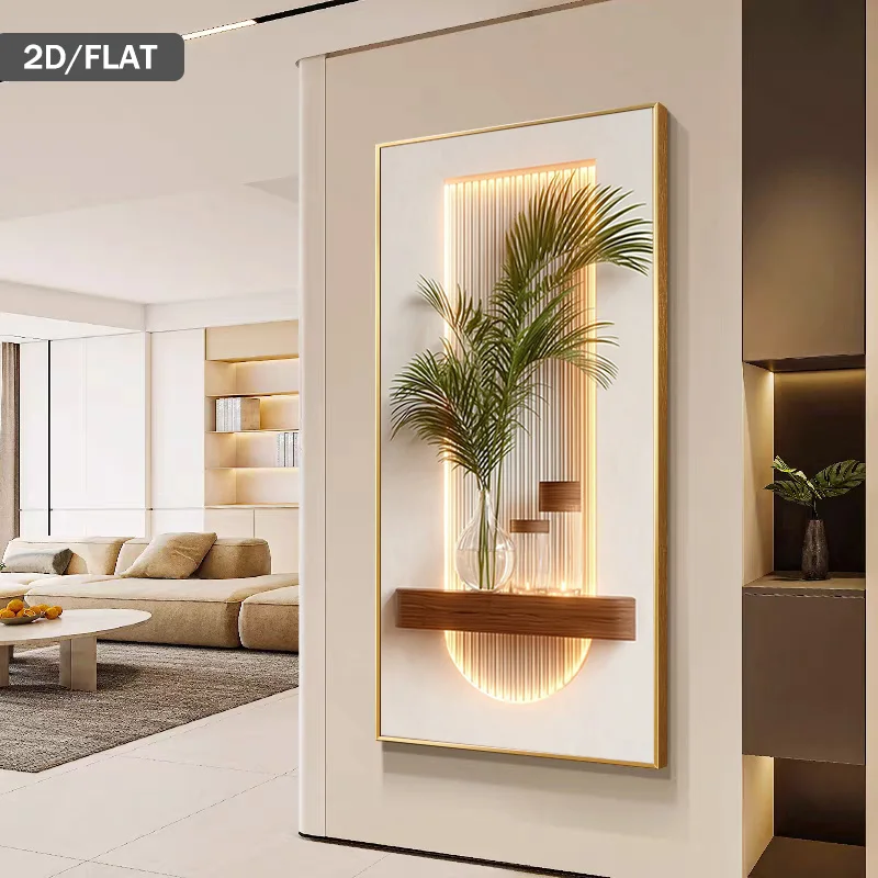 2D Flat Decorative Painting,  Modern Horse  Frameless Canvas, Suitable for Living Room, Bedroom, Office -  Minimalist Equestrian