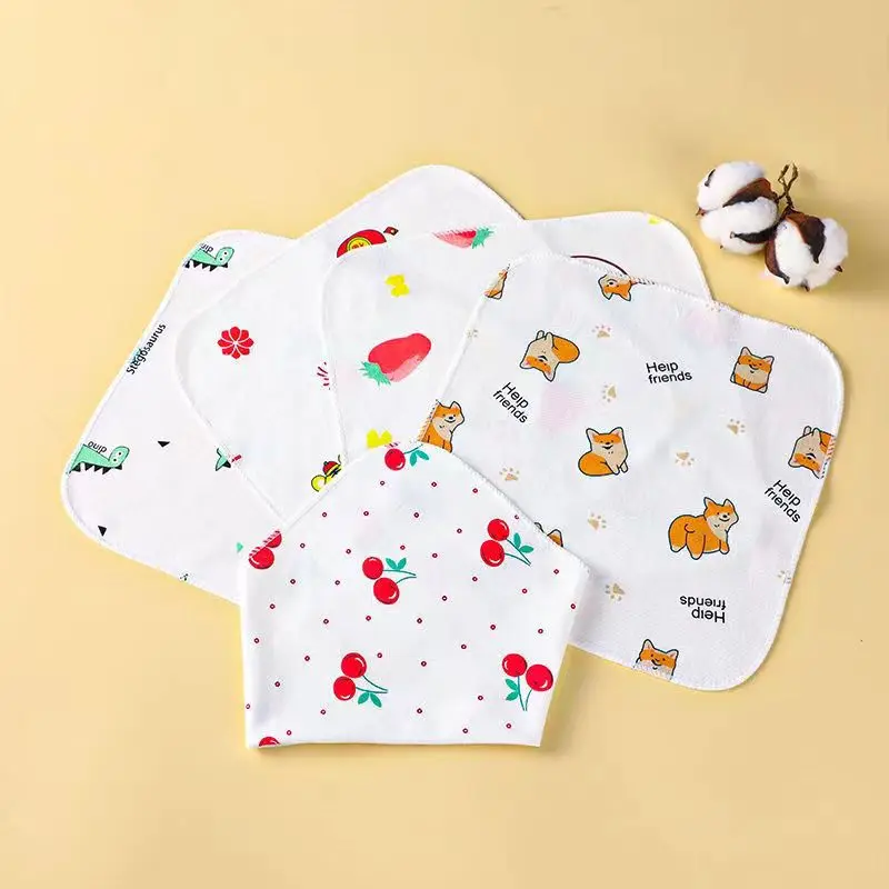 10Pcs/Pack Cotton Newborn Towel Soft Baby Boys Girls Face Towel Handkerchief Bathing Feeding Washcloth Wipe Burp Cloth 22X22CM