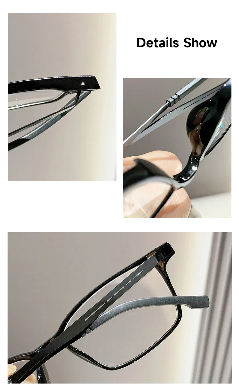 Neue Anti Blau Licht Lesebrille Für Männer Und Frauen Blockieren Blau Licht Optische Linsen Oculos Rechteck Gafas + 1,0 + 4,0 – Detail 4