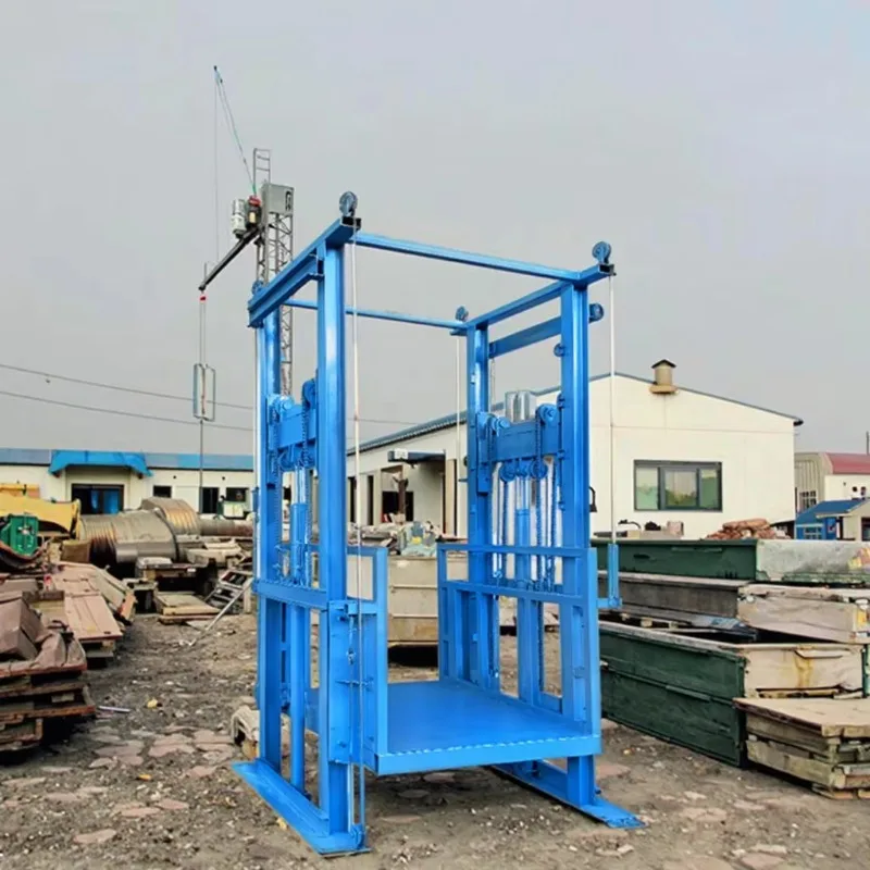 Electric Lift for a 2-story House Vertical Small Wall House Outdoor 500kg Hydraulic Freight 1000kg Cargo Lift Cheap Elevator
