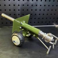 Artillery Model Decorative Realistic Heavy Duty Metal Alloy Mini Artillery Figurine Miniature Artillery Launcher Statue