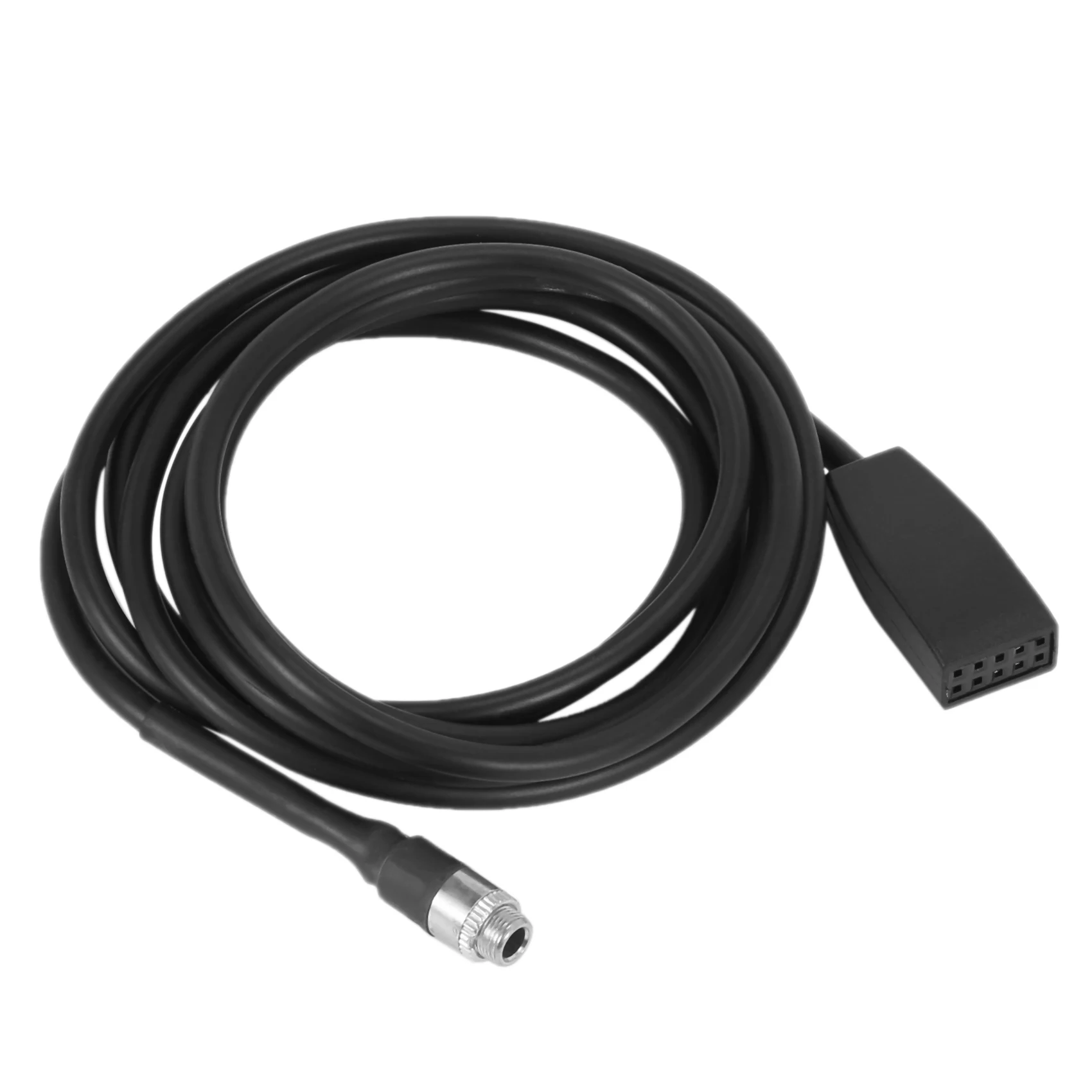 Kabel adaptor AUX IN USB mobil soket Jack 3.5mm hitam kualitas tinggi untuk E39 E53 BM54 X5 E46