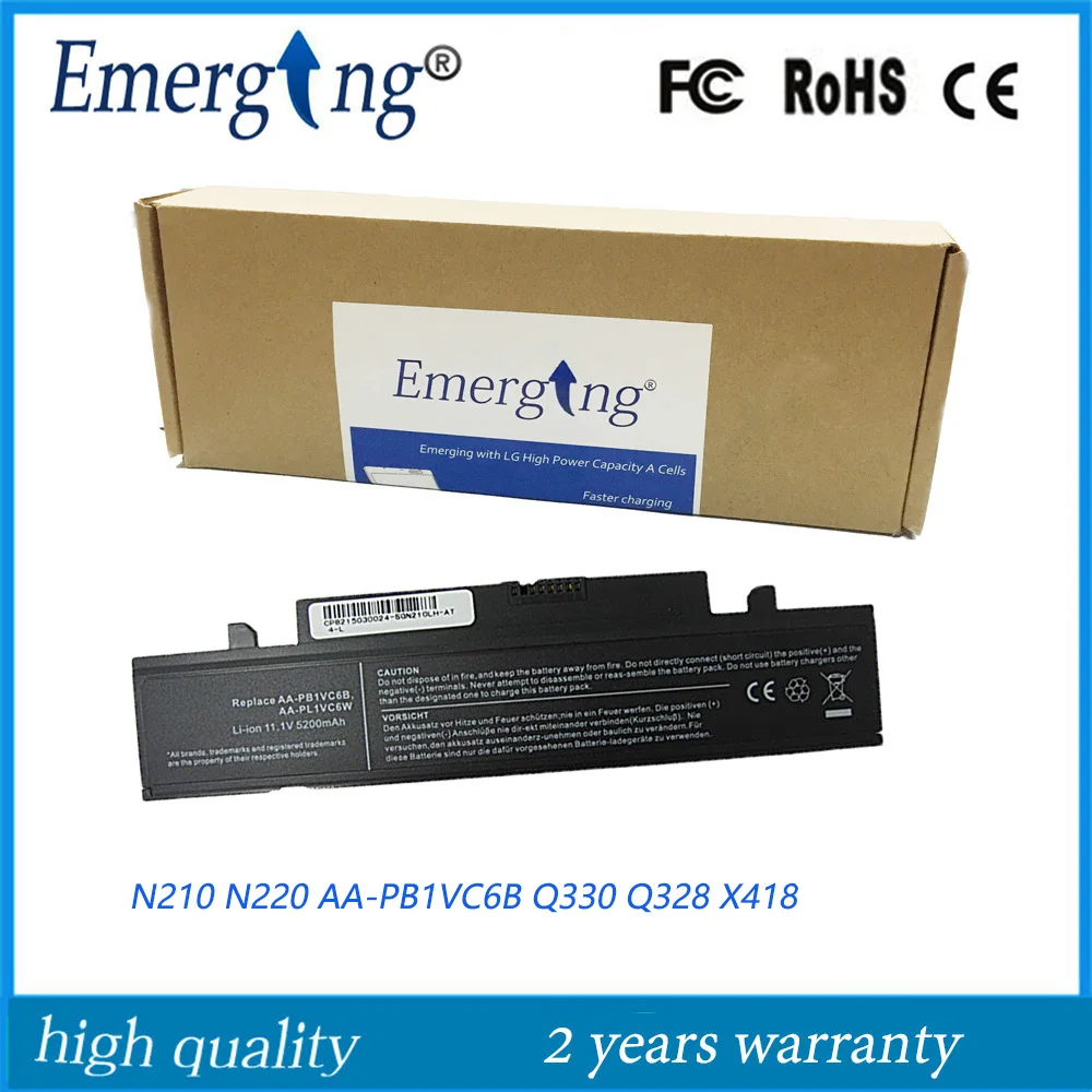 New Laptop Battery for Samsung  N210 N220 AA-PB1VC6B Q330 Q328 X418 AA-PL1VC6W PB1VC6B