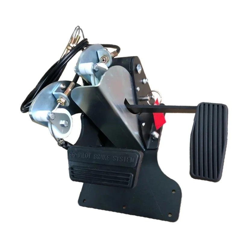 Passenger Side Dual Control Brake and Accelerator Pedal System for Driver Education and Training Schools