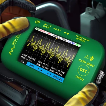 BSIDE OT2 Mini Digitales Tragbares Oszilloskop 10 MHz 48 MSa/s Signalgenerator Abtastrate Elektronik Reparaturwerkzeug Grafiktester