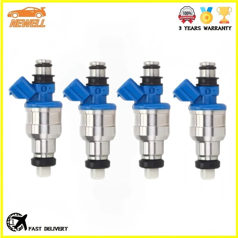 

4pcs 195500-1970 B6S7-13-250 F02Z-9F593-B Fuel injectors For Mazda MX-6 Miata 929 626 MX3 1.6/1.8L For Ford Probe For Kia Sephia