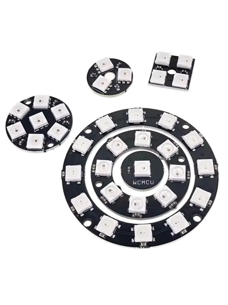 WS2812 5050 RGB LED-Streifenlicht, 16-Farben-Wechsel, Quadratische Form, Atmosphärenlampe – Detail 2