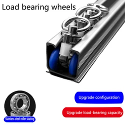 20 PCS of curtain rails pulleys plastic rollers curtain accessories pulleys hooks pulleys window hardware stainless steel
