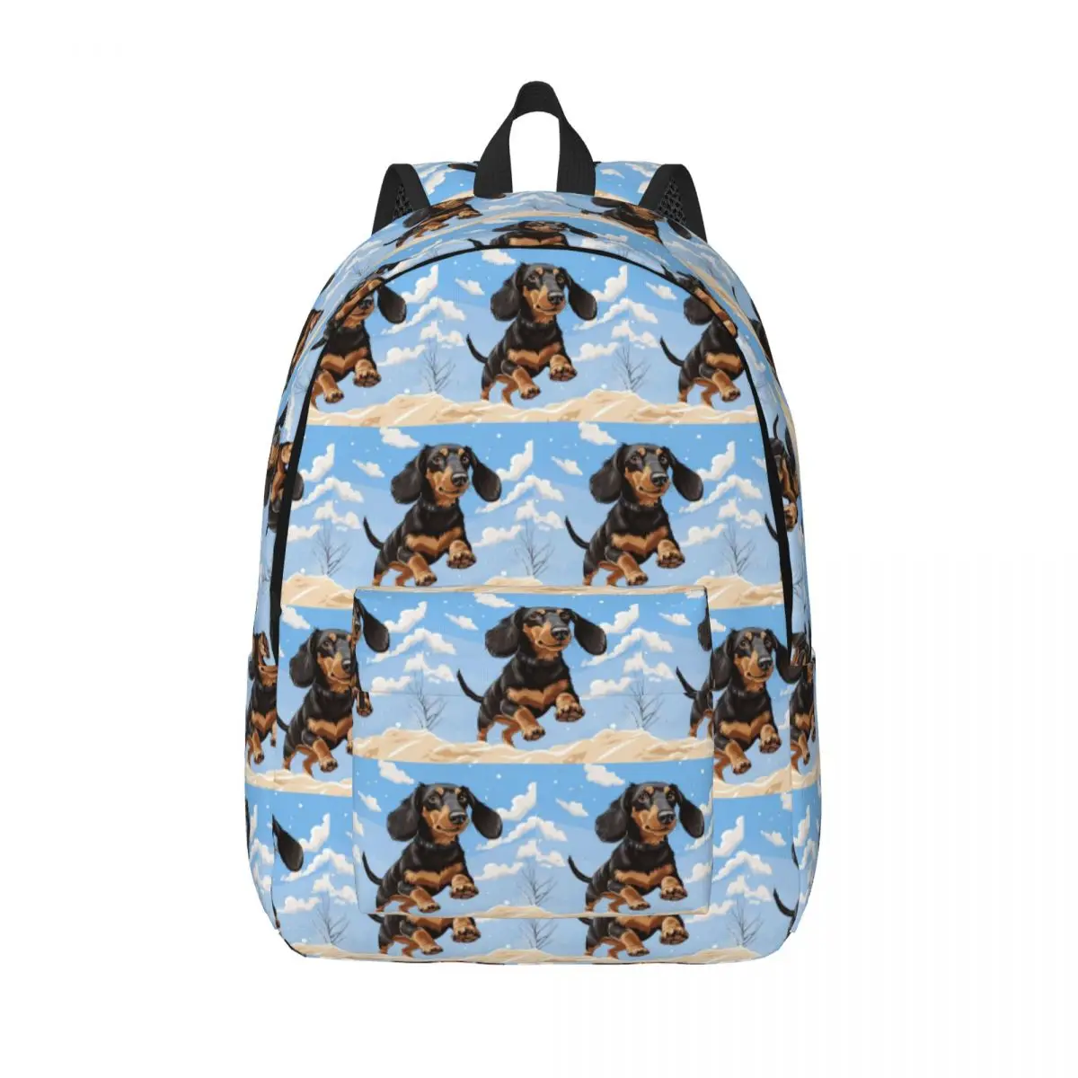 حقيبة ظهر مدرسية للطلاب من Dachshund Dog Animal حقيبة ظهر للمشي لمسافات طويلة والسفر للرجال والنساء حقيبة كتب عصرية حقائب كتف