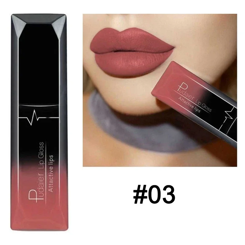 21 Colors Matte Velvet Lip Gloss Long Lasting Liquid Lipstick Lip Balm  Waterproof  Sexy Lip Gloss Lips Makeup Women Cosmetics