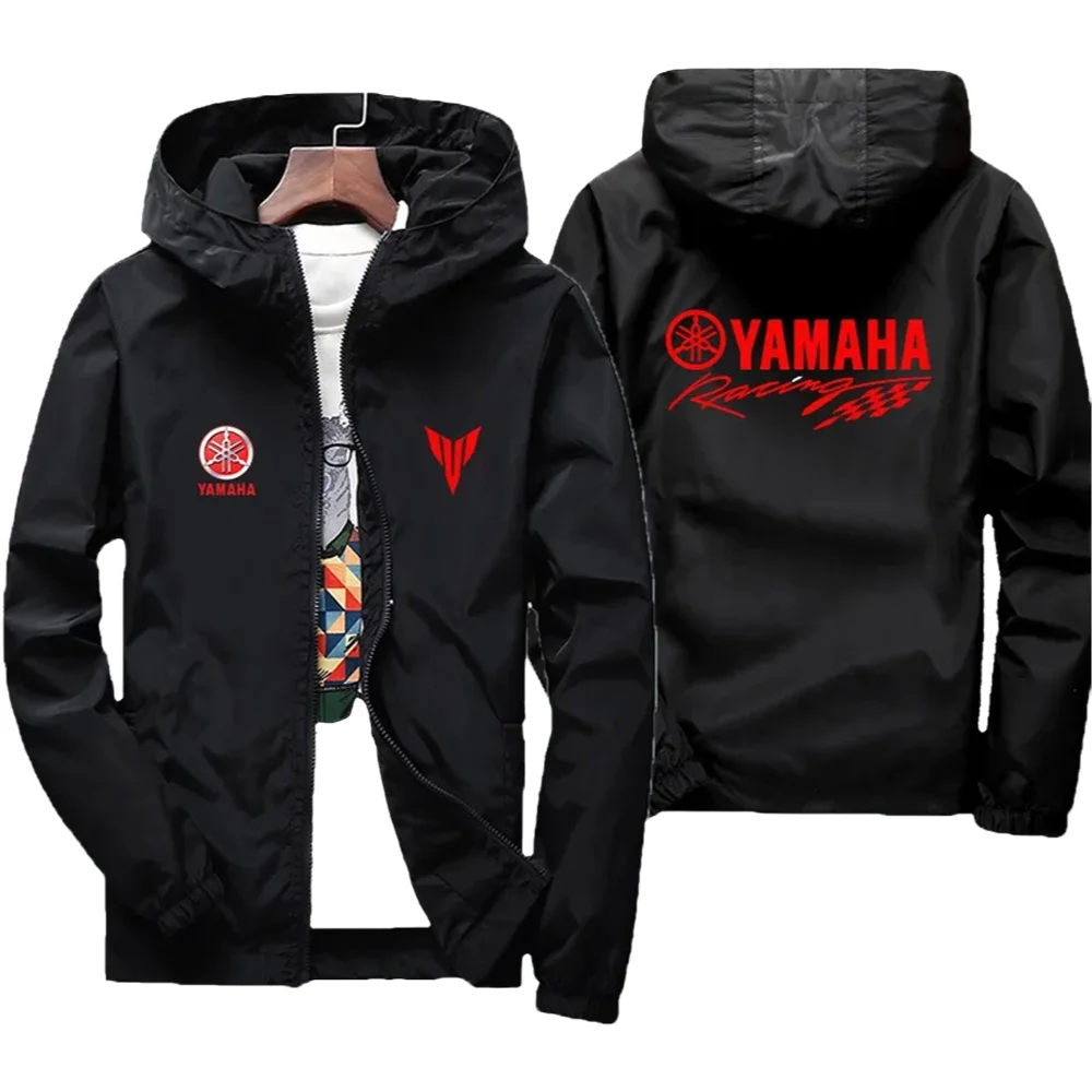 AliExpress Yamaha Men's Windproof Motorcycle Jacket 2026 Outdoor Leisure Off-Road Bicycle Riding Vest for Spring Autumn