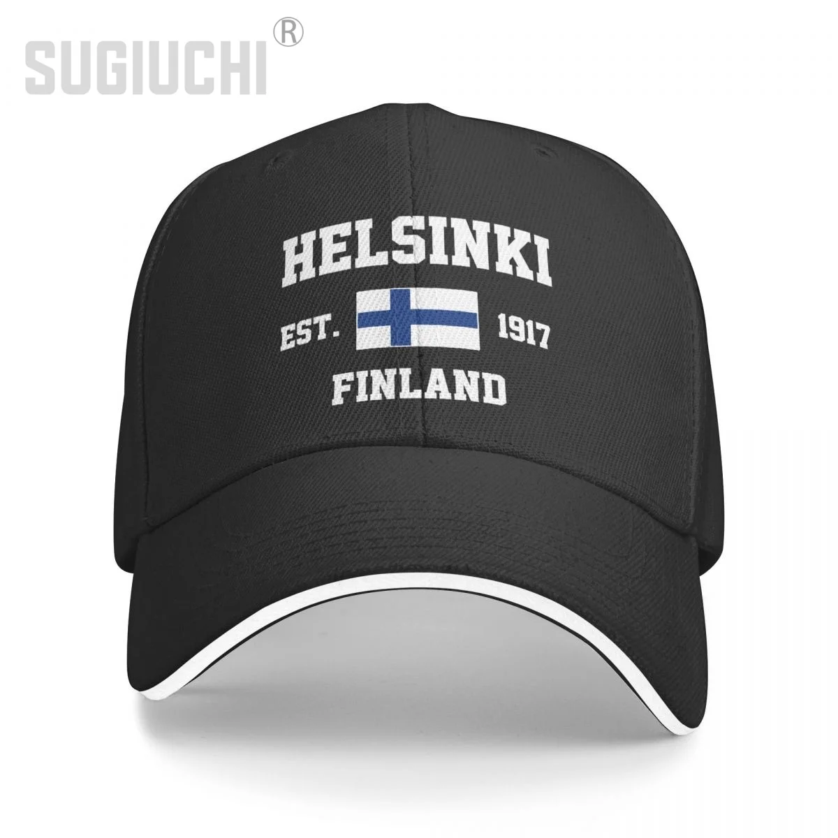 Baseball Cap Finland EST.1917 Helsinki Capital Men Women Unisex Hip Hop Sandwich Caps Snapback Golf Hat Fishing