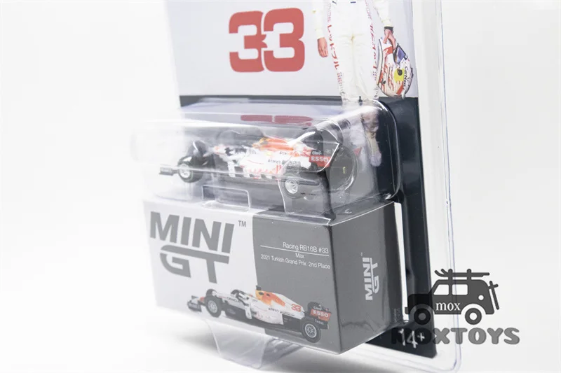 MINI GT Mijo 1:64 2021 F1 RB Racing RB16B Turkish GP White #33 Max / #11 S.Perez Model Car