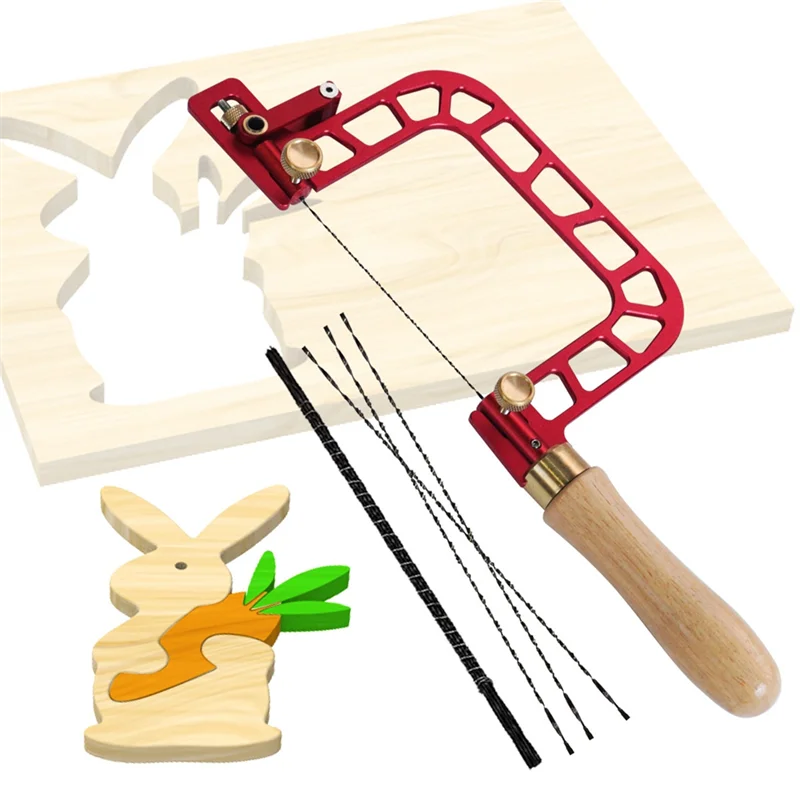 

【Hot Selling】Woodworking Special Hand-Made Wire Saw, Pattern Saw, Aluminum Alloy Hand Saw, Multi-Function Curved Saw
