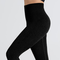 Fitness Exercise  Yoga Clothes Seamless Thread Yoga Pants Women's  Peach Buttocks Without Awkward Lines Sports Beauty Pants