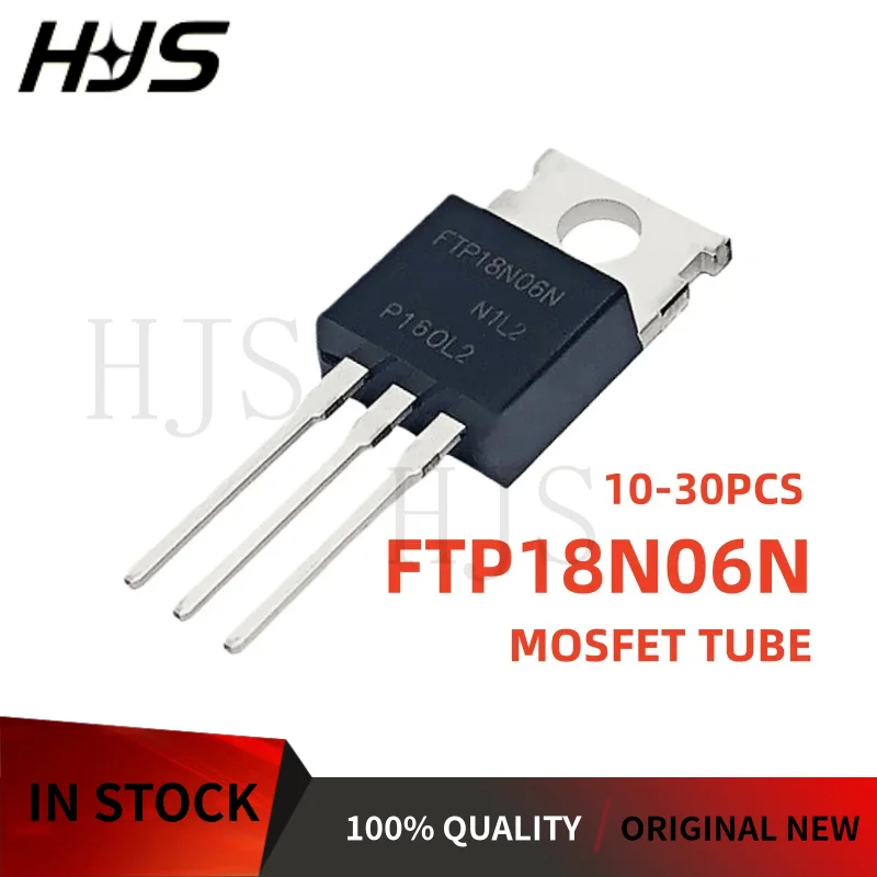 10/20/30 Uds. FTP18N06N FTP18N06 Transistor de efecto de campo MOS de canal N TO-220 Nuevo