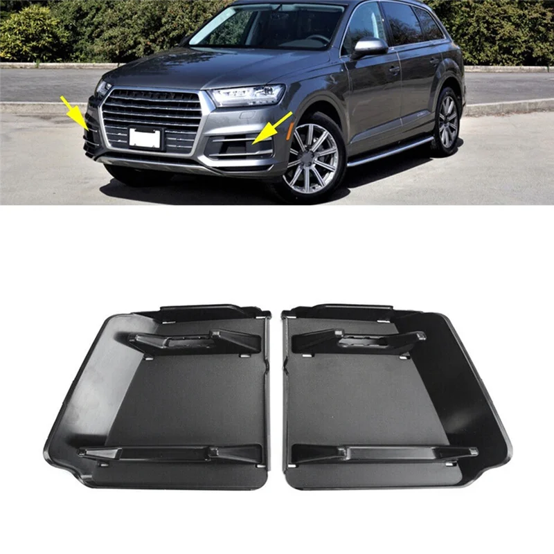 4M0807151 4M0807152 Fendinebbia Copertura della lampada Lunetta Griglia Paraurti anteriore per Q7 2016-2019 Auto