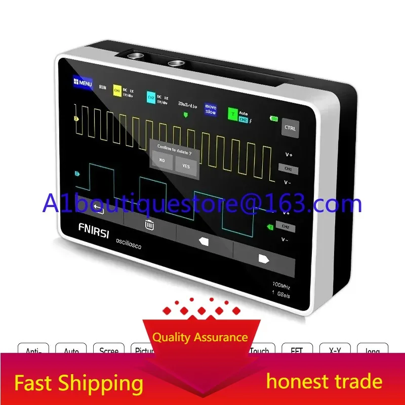 1013D Digital Tablet Oscilloscope Dual Channel 100M