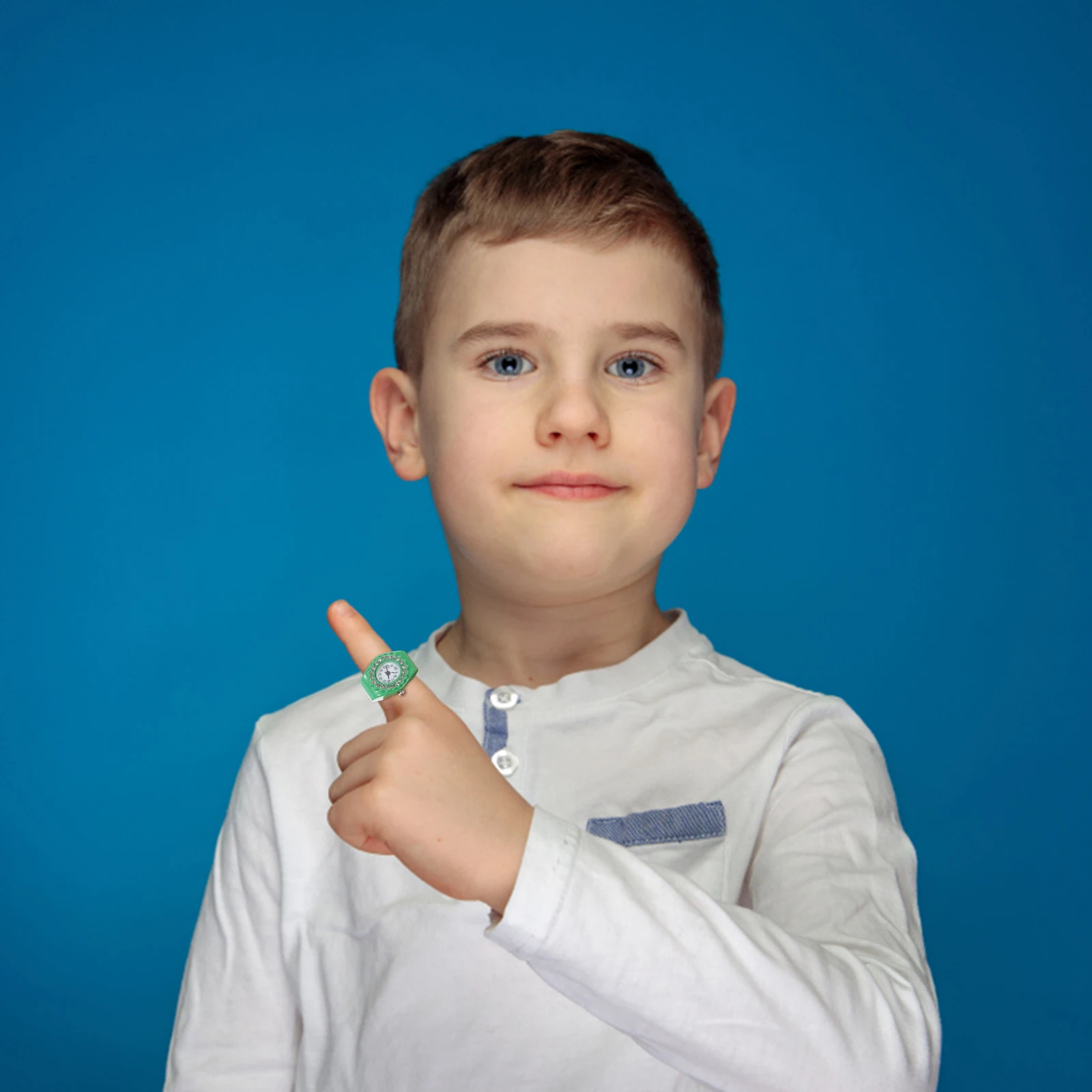 Fashion Finger Alloy Kids Mini Quartz Children Lightweight Comfortable Daily Wear Lovely Design For Girls, Ring Watch For Kids,