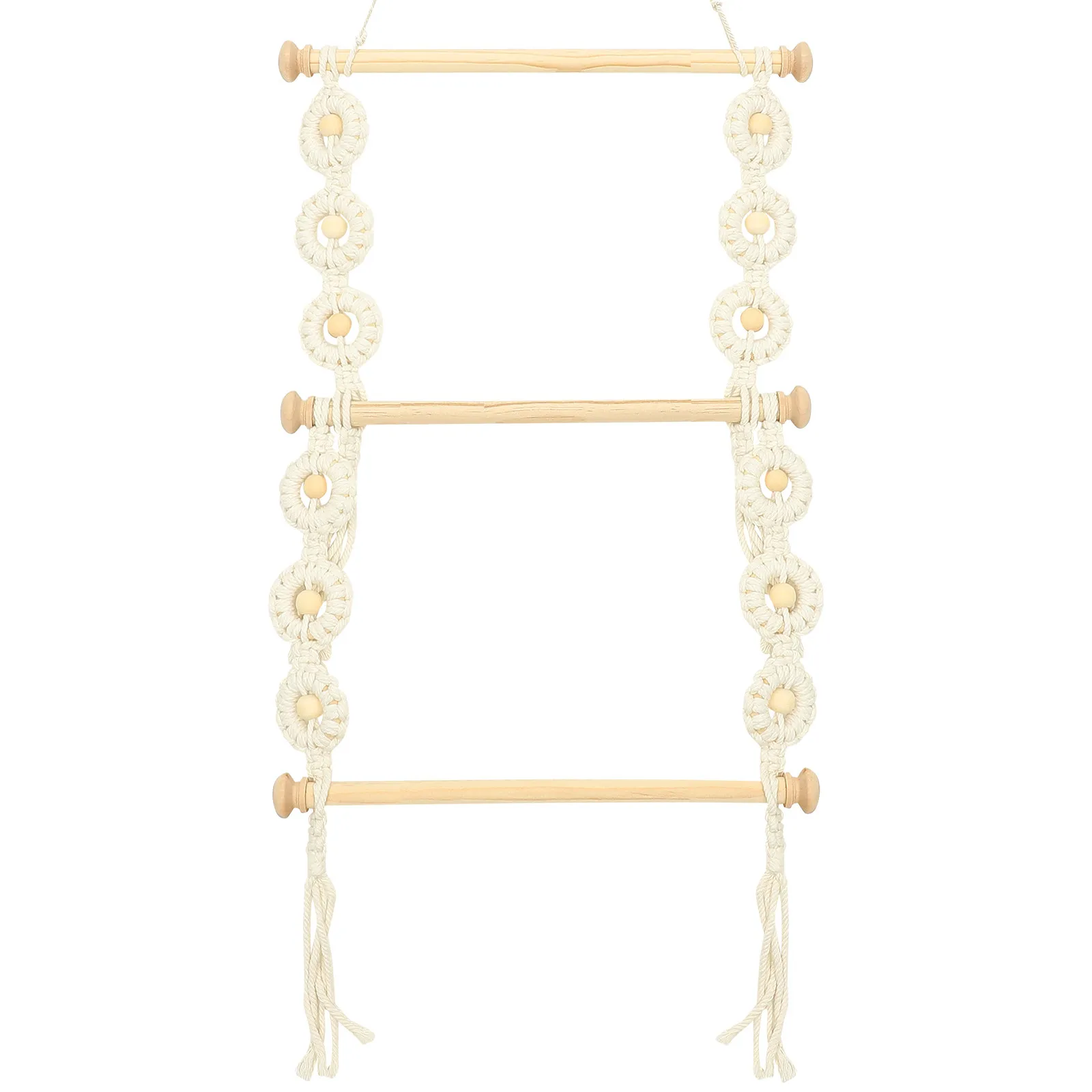 

Detachable Hairpin Holder Cotton Rope Pine Stick Hanging Hair Clip Organizer Claw Clip Storage Rack Bow Organizer for Women