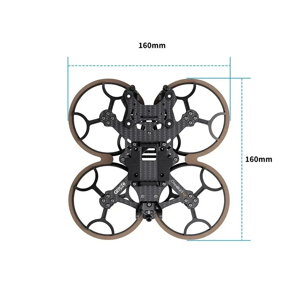 Geprc cinelog25 v2 GEP-CL25 v2 quadcopter quadro 2.5 Polegada rc racing drone fpv freestyle hélice acessório base