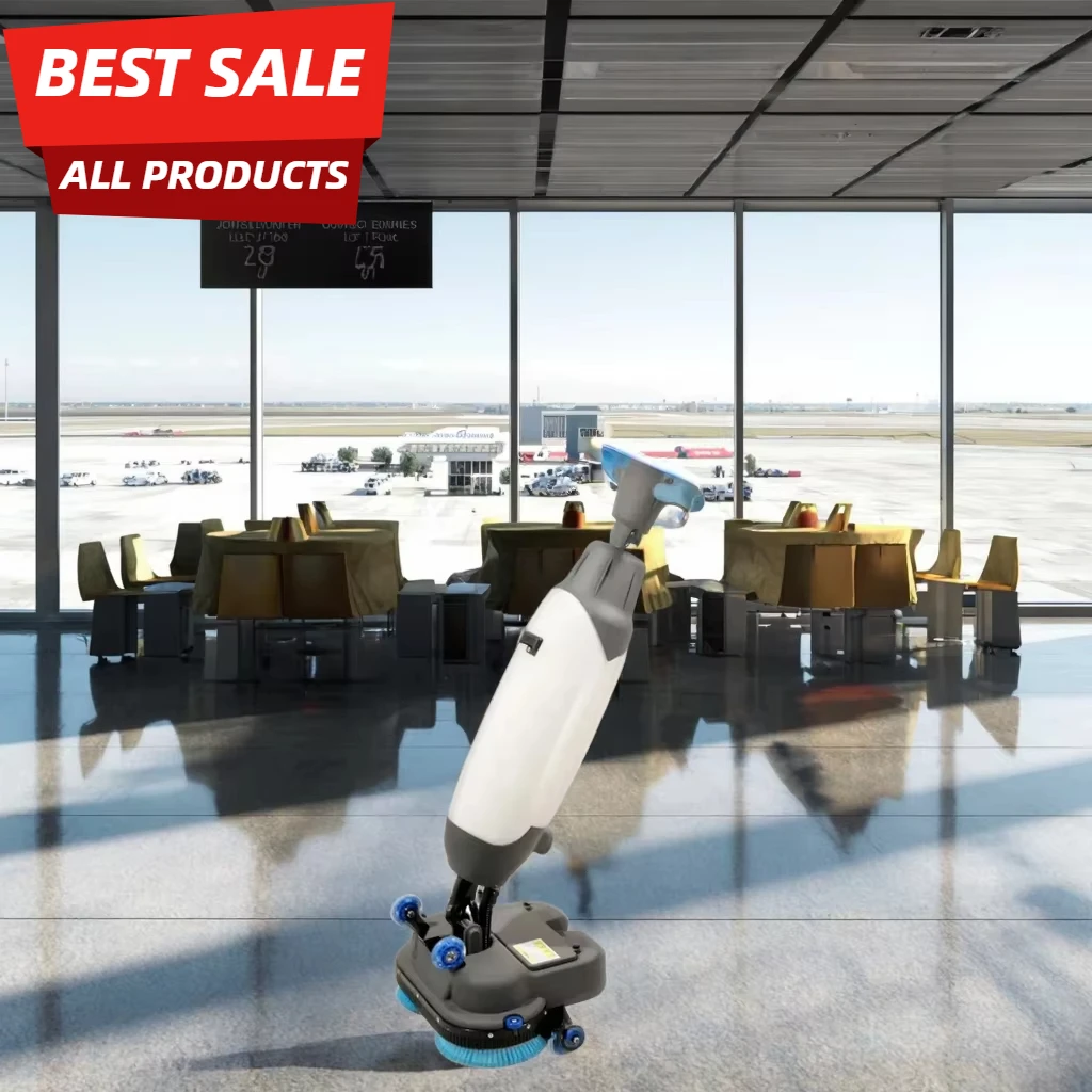 CleanHorse K6  Cordless Automatic Hand Held Commerical Micro Floor Scrubber Drier Cleaning Machines
