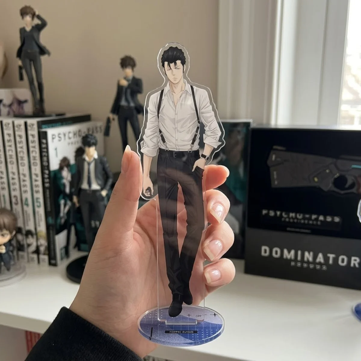 Anime PSYCHO-PASS PROVIDENCE Acrylic Stand 15cm Aki Gno Holiday Halloween Gift Anime Fan Desktop Display Ornament Keychain