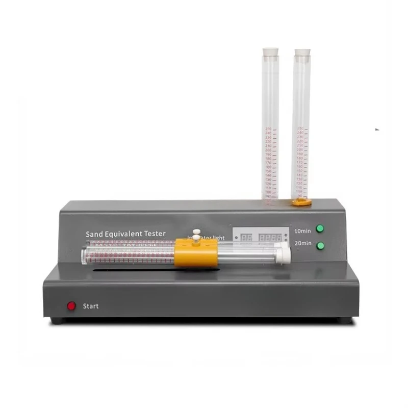 Sand Equivalence Test Device with Electric Shaker, Calibration Cylinder and Weighted Base Assembly