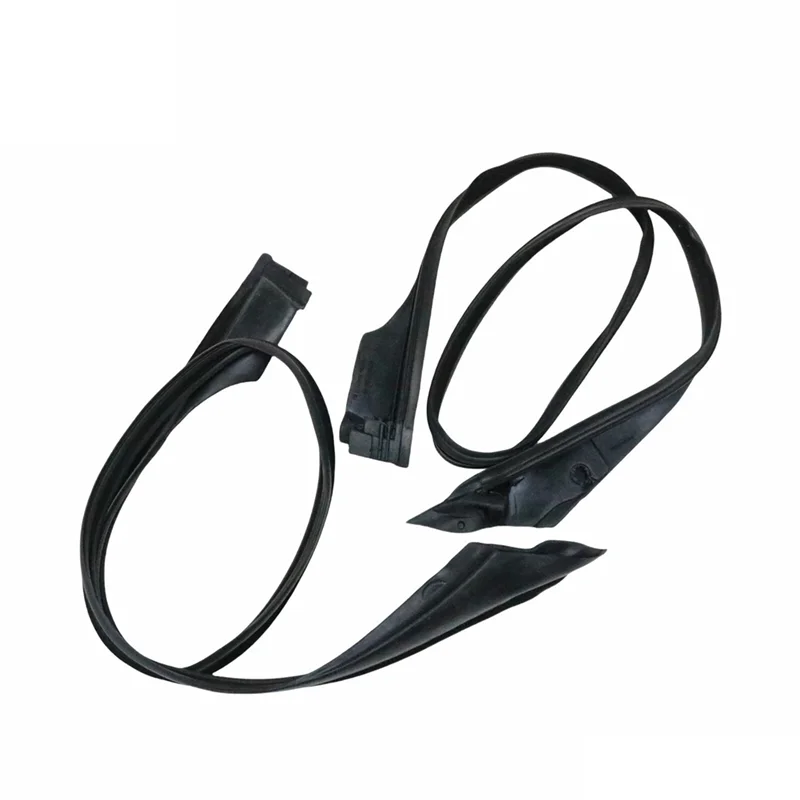 Front L+ R Door Rubber Weatherstrip Seal 2PCS For BMW F01 F02 740I 750I 740Li–51337178007 51337178008-A74F