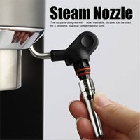 A38F For Delonghi Dedica EC680/685 ECP3420 Coffee Machine Steam Nozzle Foam Maker Stainless Steel