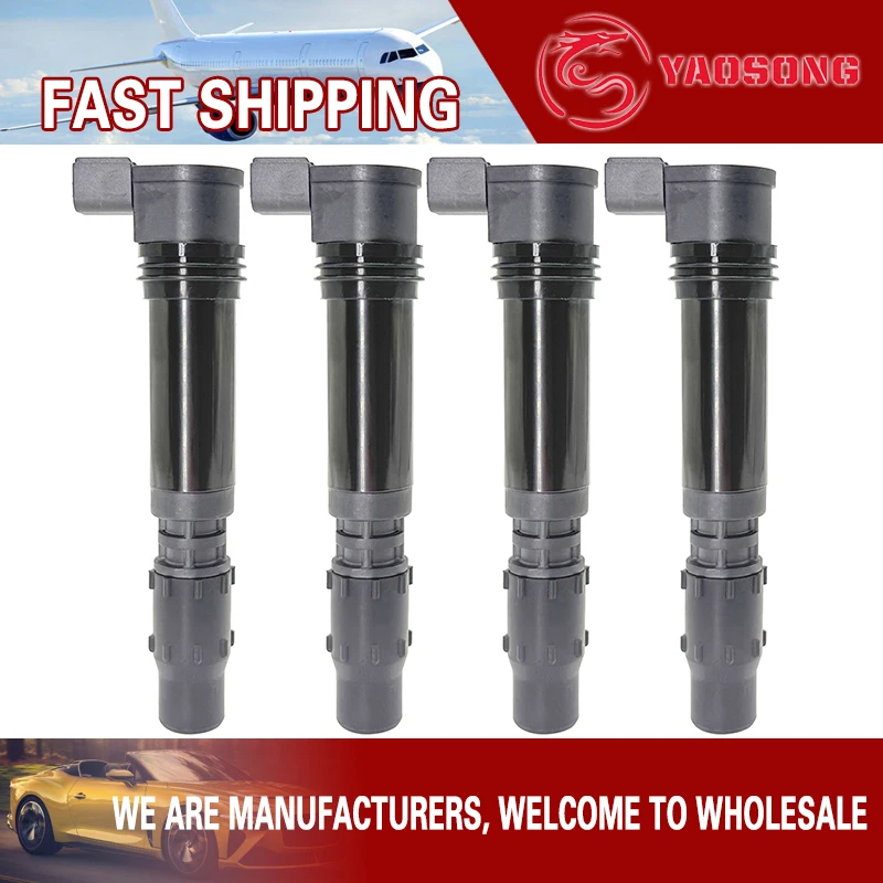 

4PCS IGNITION COIL For HONDA CBR1000RR CBR 1000 RR CBR1000 2004-2007 2005 2006 OEM 129700-4840 30700-MEL-003